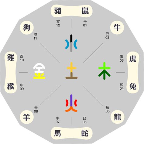 本命色是什麼|五行顏色生肖：12生肖五行本命色和相生色，讓你的運。